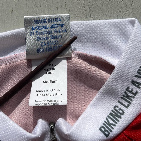 Men’s Voler Jersey Multicolor Short Sleeve Cycling M 3/4 Zip Pocket Racing Road - Picture 4 of 15